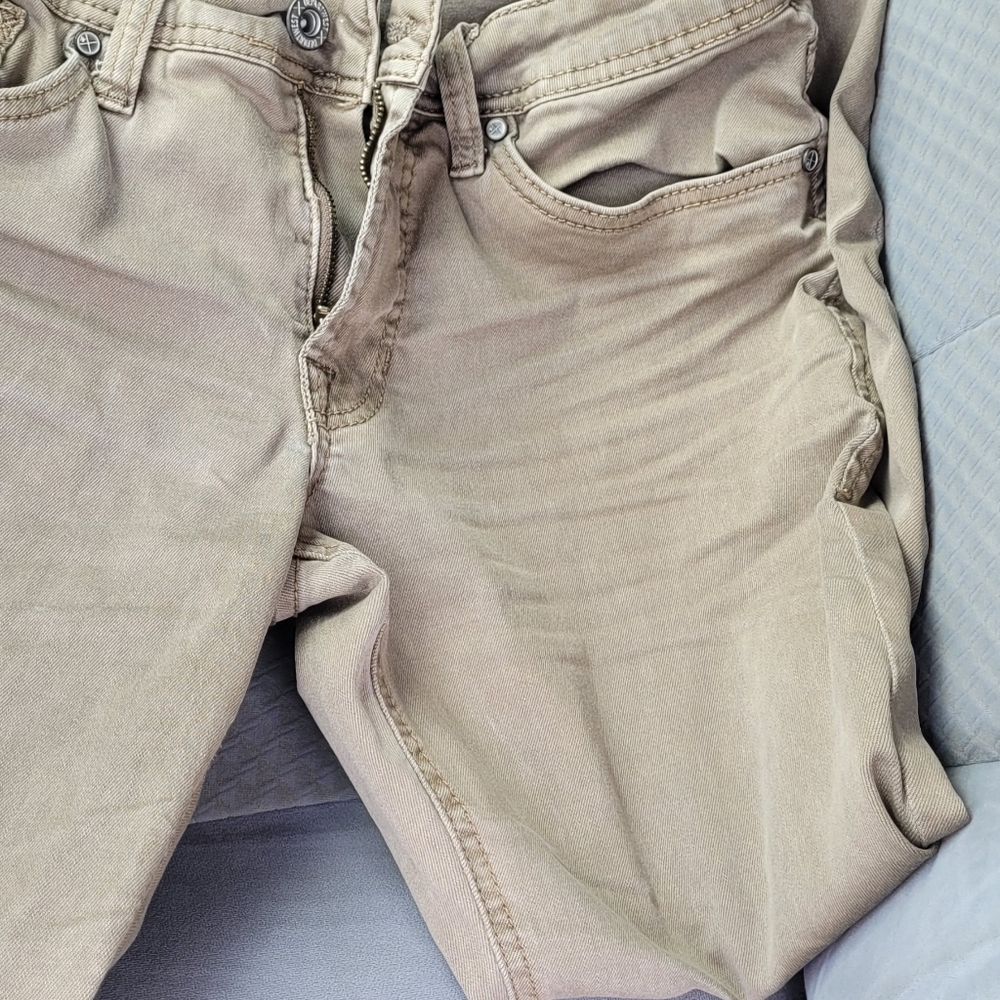 Casual Tan Denim Pants  Departwest From Buckle Size 29W 30S